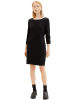 TOM TAILOR Denim Kleid in Schwarz