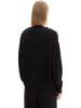 TOM TAILOR Denim Cardigan in Schwarz