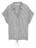Tom Tailor Blouse donkerblauw/wit