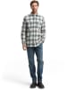 Tom Tailor Flanellhemd - Comfort fit - in Grün/ Creme