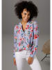 Aniston Blouse lichtblauw/rood