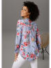 Aniston Bluse in Hellblau/ Rot