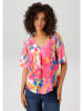 Aniston Bluse in Pink/ Blau