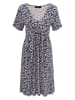 Aniston Kleid in Dunkelblau/ Pink/ Hellblau