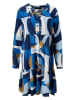 Aniston Jurk blauw/wit