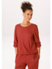 Aniston Longsleeve in Rotbraun