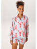 Aniston Blouse lichtblauw/wit/rood