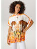 Aniston Blouse oranje/wit