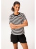 Aniston Shirt in Schwarz/ Creme