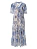 Aniston Jurk blauw/wit