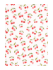 Magma Heimtex Theedoek "Cherry" rood/groen - (L)70 x (B)50 cm