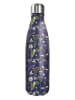 WD lifestyle Thermosfles "Bee" donkerblauw/groen - 500 ml