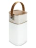 WD lifestyle Bluetooth-Lautsprecher in Weiß/ Gold - (H)10,3 x (H)19 x (T)9,5 cm