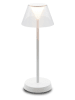 WD lifestyle Lampa stołowa LED w kolorze białym - wys. 34 x Ø 12,5 cm