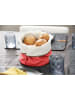 WD lifestyle Worek w kolorze kremowo-czerwonym na pieczywo - 30 x 20 cm