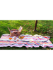 WD lifestyle 12-delige set: picknickmanden lichtbruin/meerkleurig
