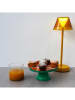 WD lifestyle Taartstandaard oranje/groen - (H)7,5 x Ø 18 cm
