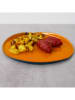 WD lifestyle Serveerbord oranje/donkerblauw - Ø 28 cm