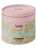 WD lifestyle Koekjesdoos transparant/rood - (H)19,5 x Ø 18 cm
