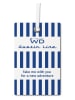 WD lifestyle Isoliertasche in Blau/ Weiß - 8 l