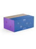 WD lifestyle 4-delige set: glazen meerkleurig - 300 ml