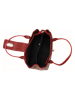 Florence Bags Leder-Schultertasche "Cursa" in Bordeaux - (B)26 x (H)17 x (T)12 cm