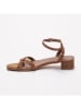Les BAGATELLES Leren haksandalen "Hachi" lichtbruin