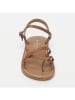 Les BAGATELLES Leren teensandalen "Akalka" camel