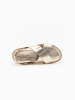 Les BAGATELLES Leren sandalen "Calyssa" goudkleurig