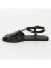 Les BAGATELLES Leren enkelsandalen "Malva" zwart