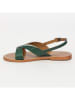Les BAGATELLES Leren sandalen "Oceana" donkergroen