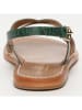 Les BAGATELLES Leren sandalen "Oceana" donkergroen