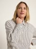 Lanius Hemd in Creme/ Dunkelblau