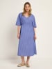 Lanius Kleid in Blau/ Weiß