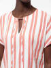 Lanius Blouse wit/koraalrood