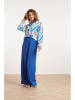 Smashed Lemon Blouse blauw/meerkleurig