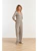 Smashed Lemon Jumpsuit in Creme/ Schwarz