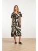 Smashed Lemon Kleid in Schwarz/ Beige