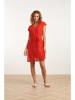 Smashed Lemon Kleid in Rot
