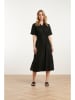 Smashed Lemon Kleid in Schwarz