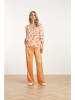 Smashed Lemon Blouse crème/oranje