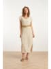 Smashed Lemon Gebreide jurk beige