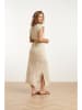 Smashed Lemon Gebreide jurk beige