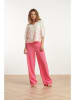 Smashed Lemon Blouse wit/lichtroze