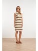 Smashed Lemon Gebreide jurk beige/lichtbruin