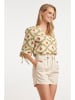 Smashed Lemon Blouse crème/groen