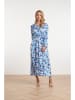 Smashed Lemon Kleid in Blau