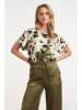 Smashed Lemon Blouse crème/groen
