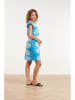 Smashed Lemon Jurk blauw