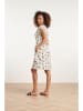 Smashed Lemon Kleid in Creme/ Khaki